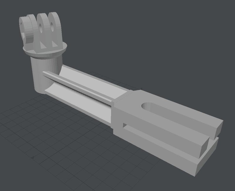 Da Vinci GoPro Camera mount - Hero 2 Version Frame