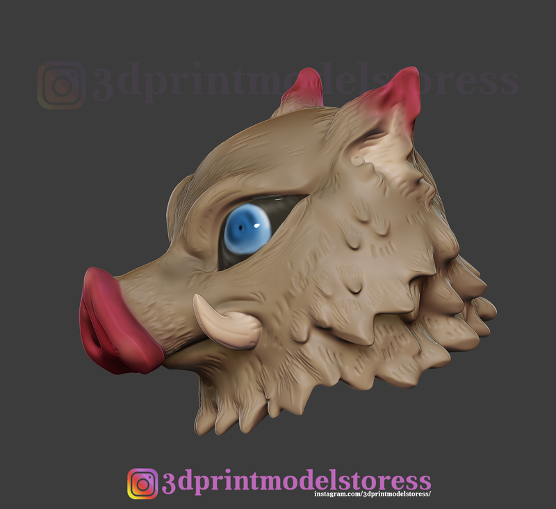 Demon Slayer Inosuke Mask Kimetsu no Yaiba Cosplay Helmet - Pinshape