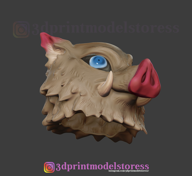 Demon Slayer Inosuke Mask Kimetsu no Yaiba Cosplay Helmet - Pinshape