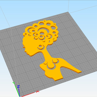 African woman wall art - Thumbnail 1
