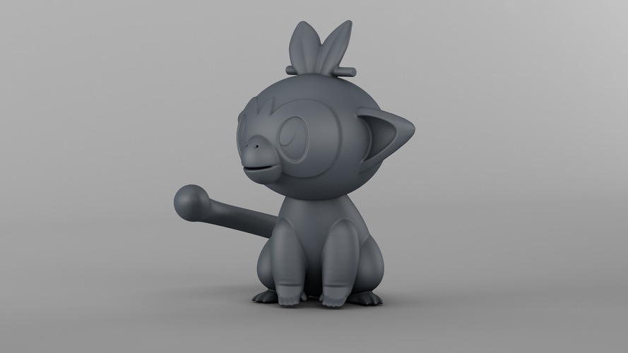 Grookey Pokemon 3d Model 3D Print 275720