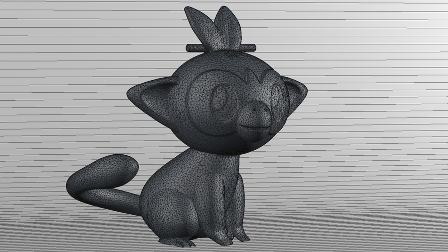 Grookey Pokemon 3d Model 3D Print 275727
