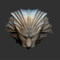 Squall Leonhart belt buckle Leon head from Final Fantasy - Thumbnail 3