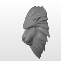 Squall Leonhart belt buckle Leon head from Final Fantasy - Thumbnail 4