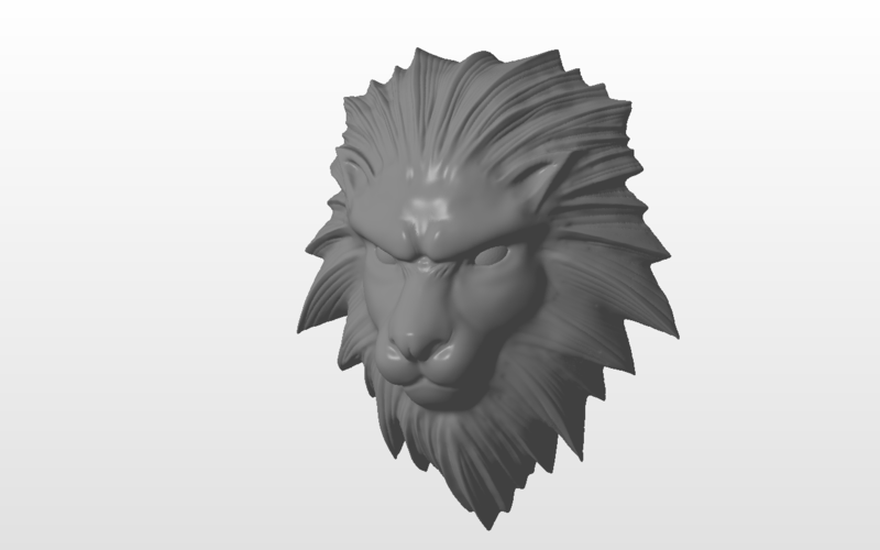 SixOn Clothing Lion Head Belt Buckle