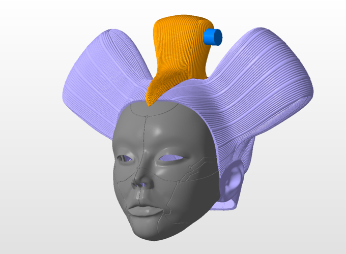 Animatronic Geisha head from Ghost in the Shell for 3D-printing 3D Print 275759