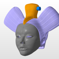 Animatronic Geisha head from Ghost in the Shell for 3D-printing - Thumbnail 1