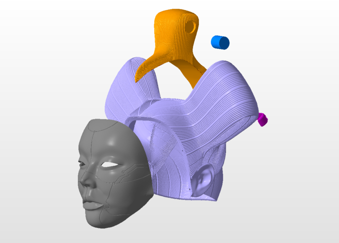 Animatronic Geisha head from Ghost in the Shell for 3D-printing 3D Print 275761