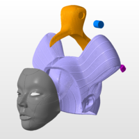 Animatronic Geisha head from Ghost in the Shell for 3D-printing - Thumbnail 3