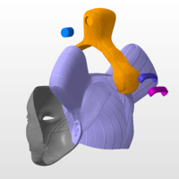 Animatronic Geisha head from Ghost in the Shell for 3D-printing - Thumbnail 4