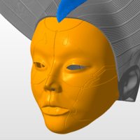 Animatronic Geisha head from Ghost in the Shell for 3D-printing - Thumbnail 5