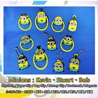 Small Minions Keychain / Paper Clip / Bag Clip / Money Clip / Bookmark 3D Printing 27582