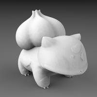 Small POKEMON - HIGH RES - #001BULBASAUR 3D Printing 275850