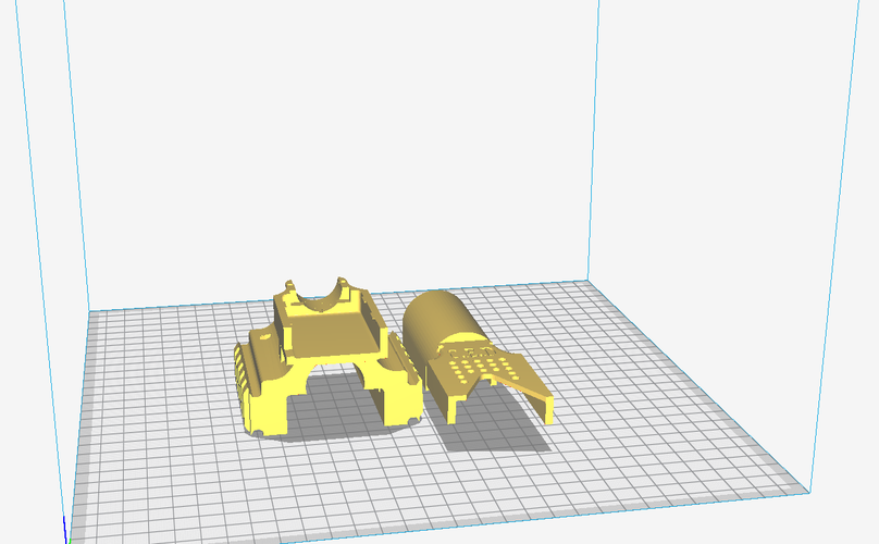 L96 Barrel Holder + Runcam 2 Mount 3D Print 275989