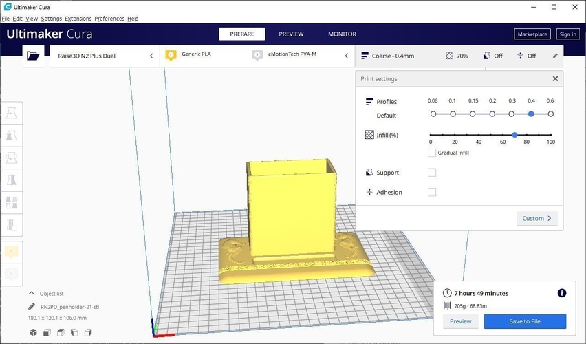 desk holder pens and pencils with phone place 3D print 3D Print 276015