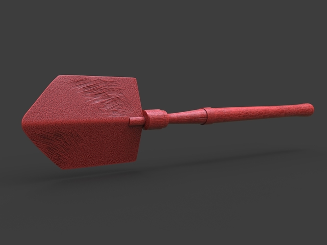 Old Steampunk Shovel 3D Print 276080