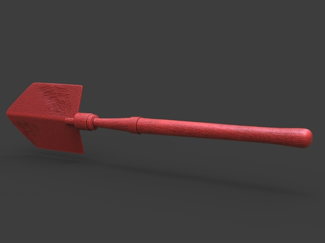 Old Steampunk Shovel 3D Print 276081