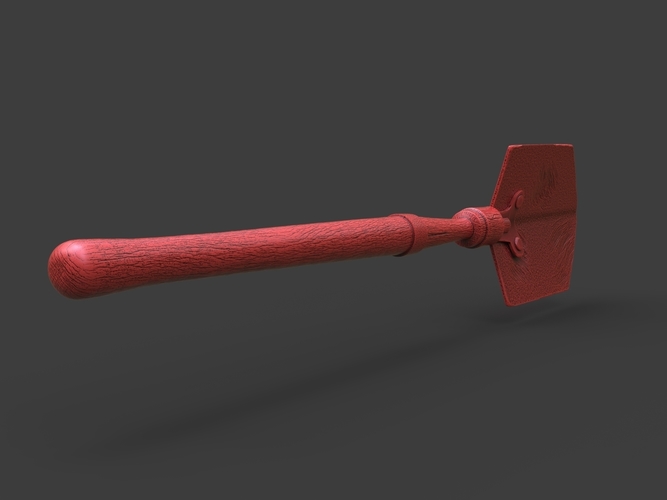 Old Steampunk Shovel 3D Print 276083