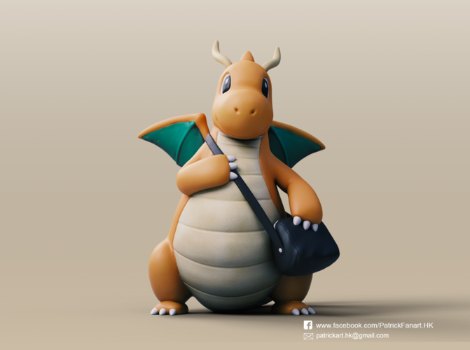 Dragonite(Pokemon) 3D Print 276100