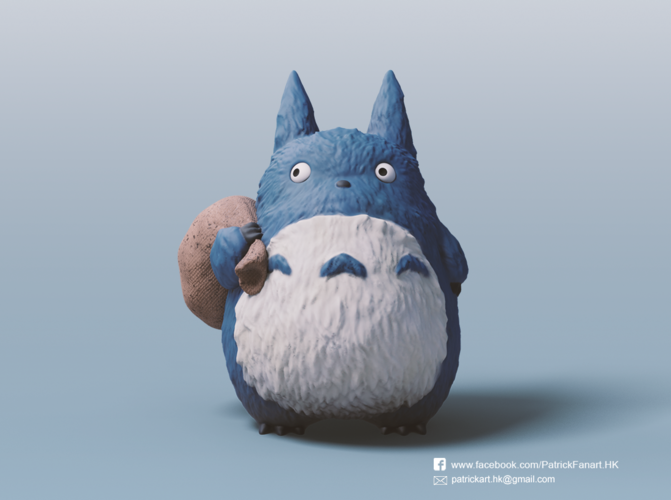 Medium Totoro(My Neighbor Totoro) 3D Print 276106