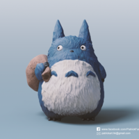 Small Medium Totoro(My Neighbor Totoro) 3D Printing 276106