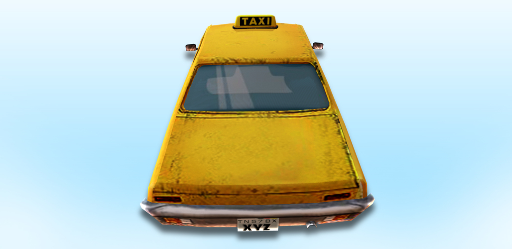 Low Poly Taxi Car 3D Print 276122