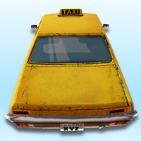 Low Poly Taxi Car - Thumbnail 4