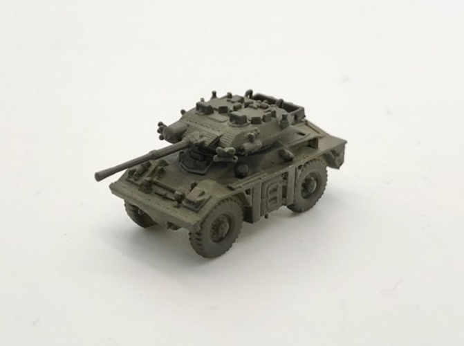 3D Printed Armored car FV721 Fox in scale 15mm (1:100) by loxfil | Pinshape