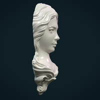 Female Face Mascaron - Thumbnail 4