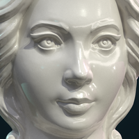 Female Face Mascaron - Thumbnail 9