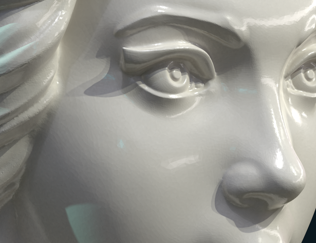 Female Face Mascaron 3D Print 276173