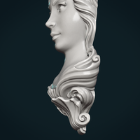 Female Face Mascaron - Thumbnail 20