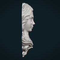 Female Face Mascaron - Thumbnail 22