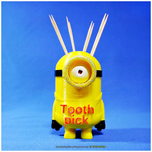Minion Toothpick 3D Print 27619