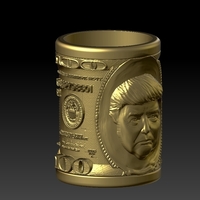 Trump US dollar Pen holder - Thumbnail 4