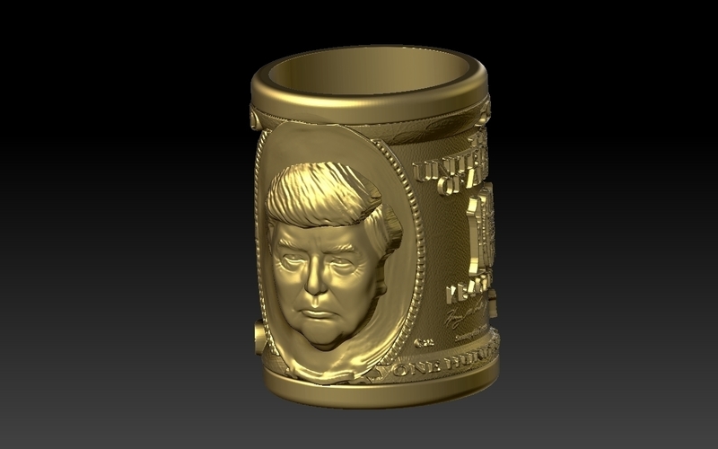 Trump US dollar Pen holder