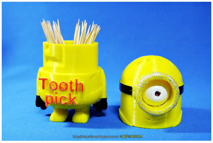Minion Toothpick 3D Print 27620