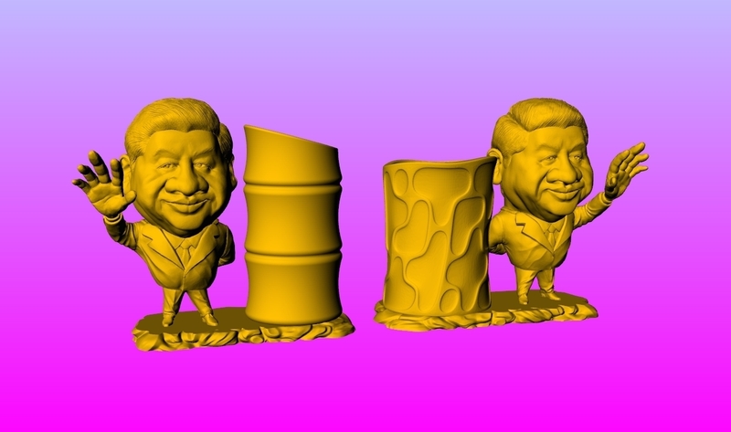 Chairman Xi pen holder 1