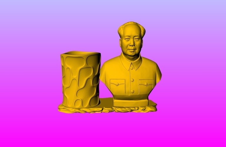 Chairman Mao pen holder 2 3D Print 276228