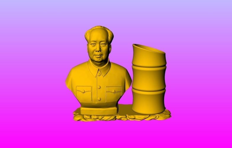 Chairman Mao pen holder 2 3D Print 276229