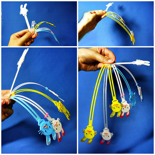 Bunny Cable Holder / Bookmarks / Keychain / Bracelet 3D Print 27624