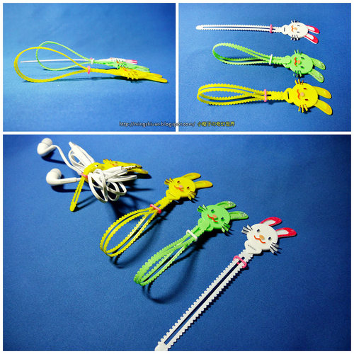 Bunny Cable Holder / Bookmarks / Keychain / Bracelet 3D Print 27625