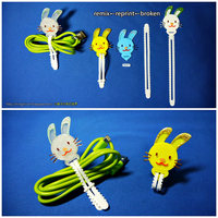 Bunny Cable Holder / Bookmarks / Keychain / Bracelet - Thumbnail 7