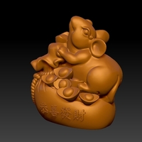 China Year of the Rat Fortune Decoration 1 - Thumbnail 1