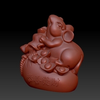 China Year of the Rat Fortune Decoration 1 - Thumbnail 4