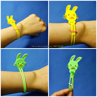 Bunny Cable Holder / Bookmarks / Keychain / Bracelet - Thumbnail 8