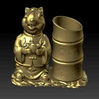 China Year of the Rat Fortune Peh holder 1 - Thumbnail 1