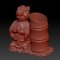 China Year of the Rat Fortune Peh holder 1 - Thumbnail 3