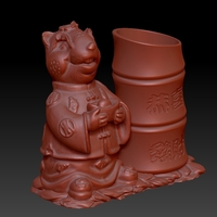 China Year of the Rat Fortune Peh holder 1 - Thumbnail 4