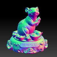 China Year of the Rat Fortune Decoration 4 - Thumbnail 3